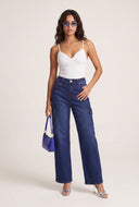 Wide Leg Cargo Jeans