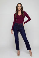 Maggie Straight-Leg Ankle Jeans