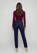 Maggie Straight-Leg Ankle Jeans