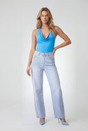 Low Rise Straight-Leg Jeans