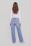Low Rise Straight-Leg Jeans