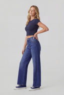 Low Rise Straight-Leg Jeans