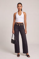 Wide Leg Stretch Jeans