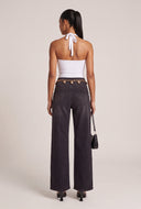 Wide Leg Stretch Jeans