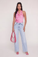Wide Leg Stretch Jeans