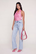 Wide Leg Stretch Jeans