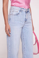 Wide Leg Stretch Jeans