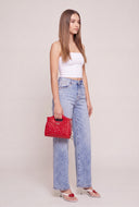 Wide Leg Stretch Jeans
