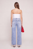 Wide Leg Stretch Jeans