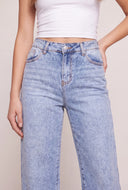 Wide Leg Stretch Jeans