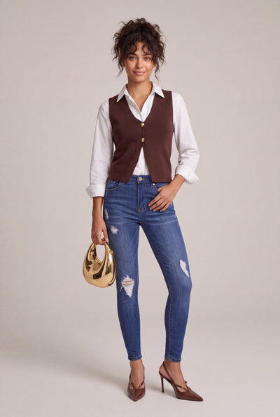 Distressed Skinny Jeans