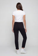 Victoria Rolled Cuff Stretch Mom Jeans