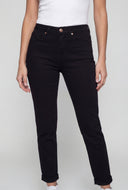 Victoria Rolled Cuff Stretch Mom Jeans