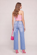 Low Rise Wide Leg Jeans