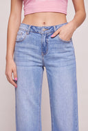 Low Rise Wide Leg Jeans