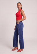 Low Rise Wide Leg Jeans