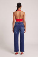 Low Rise Wide Leg Jeans