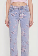 Cherry Blossom Slim Bootcut Jeans