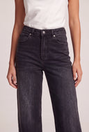 Acid Wash Wide Leg Jeans