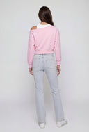 Belted Mid Rise Bootcut Denim Jeans
