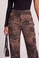 Denim Cargo Joggers