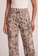 Denim Cargo Joggers