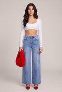 Glam Wide Leg Cargo Jeans