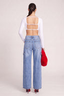 Glam Wide Leg Cargo Jeans