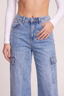 Glam Wide Leg Cargo Jeans
