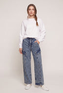 Aubrey Drawstring Cargo Jeans