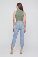 Crop Fixed Cuff Jeans