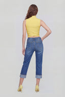 Crop Fixed Cuff Jeans