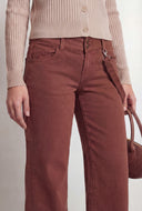 Denim Wide Leg Carpenter Pants
