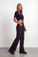Denim Wide Leg Carpenter Pants