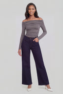 Sloane Mid Rise Wide-Leg Jeans