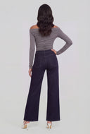 Sloane Mid Rise Wide-Leg Jeans