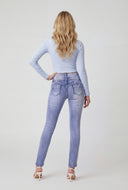 Decorative Stitch Skinny-Leg Jeans