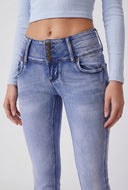 Decorative Stitch Skinny-Leg Jeans