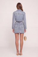 Glam Denim Crop Jacket