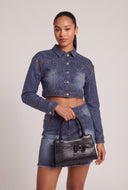 Glam Denim Crop Jacket