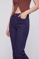 Western Embroidered Straight-Leg Jeans