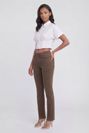 Western Embroidered Slim Straight Jeans