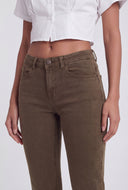 Western Embroidered Slim Straight Jeans