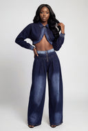 Solana Denim Bolero Jacket