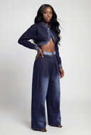 Solana Denim Bolero Jacket