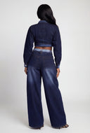 Solana Denim Bolero Jacket