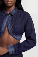 Solana Denim Bolero Jacket