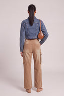 Lexi Color Block Cargo Jeans