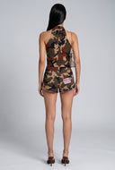 Lena Patch Camo Hot Pants