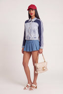 Color Block Denim Shacket